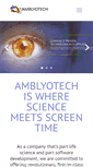 Mobile Screenshot of amblyotech.com